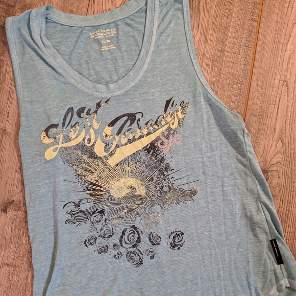 NWOT Silver Jeans Co. Lost Paradise Graphic Tank - Picture 3 of 6
